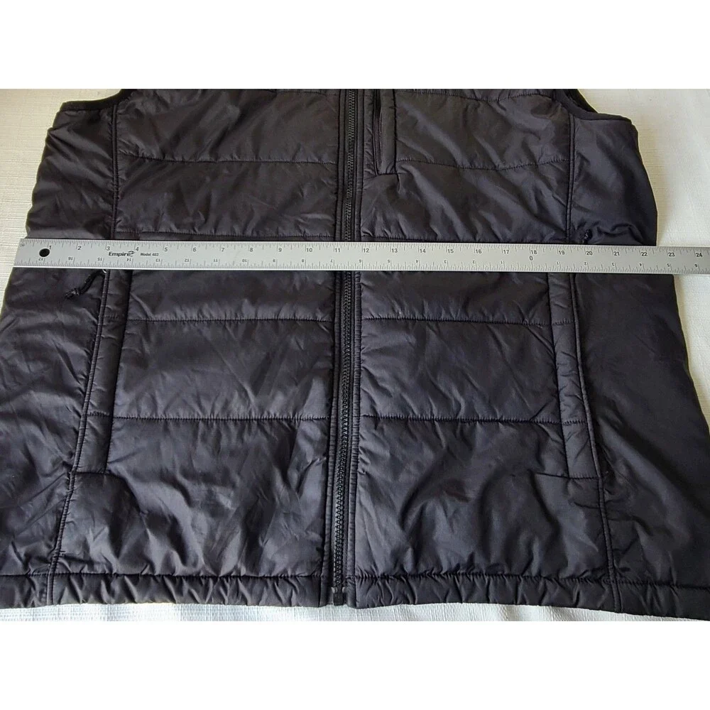 The North Face Primaloft Insulated Vest Men's Large Black Full Zip Puffer